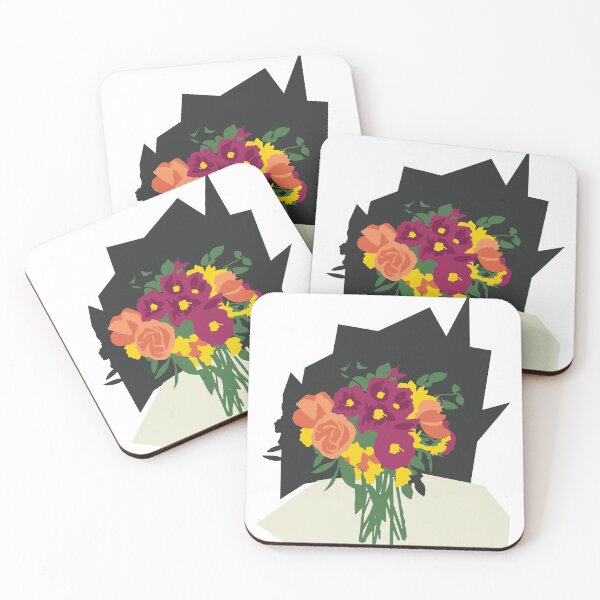 Item preview, Millbrook Flowers Graphic Block designed and sold by Azadi-Tree.
