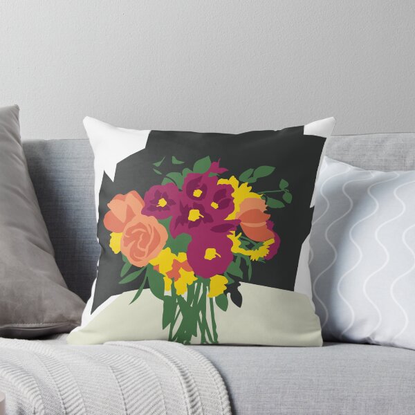 Item preview, Millbrook Flowers Graphic Block designed and sold by Azadi-Tree.