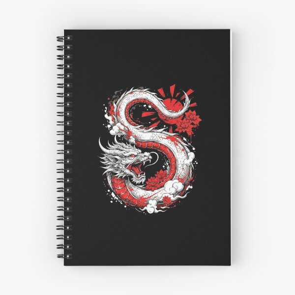 Item preview, Red and White Eastern Dragon Japanese Style Fantasy Design designed and sold by Ostericaimusa.