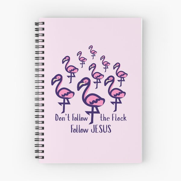 Item preview, Flamingo Follow Jesus Not the Flock Flamingos Love Tropical Paradise Summer designed and sold by Forevermore.