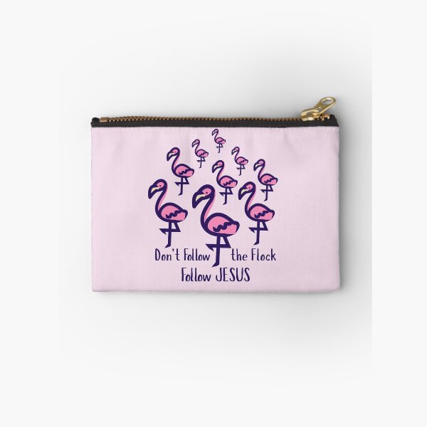 Item preview, Flamingo Follow Jesus Not the Flock Flamingos Love Tropical Paradise Summer designed and sold by Forevermore.