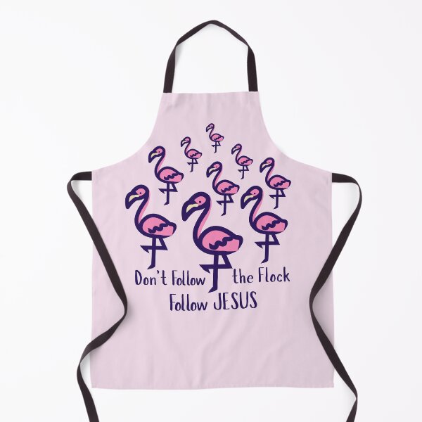 Item preview, Flamingo Follow Jesus Not the Flock Flamingos Love Tropical Paradise Summer designed and sold by Forevermore.