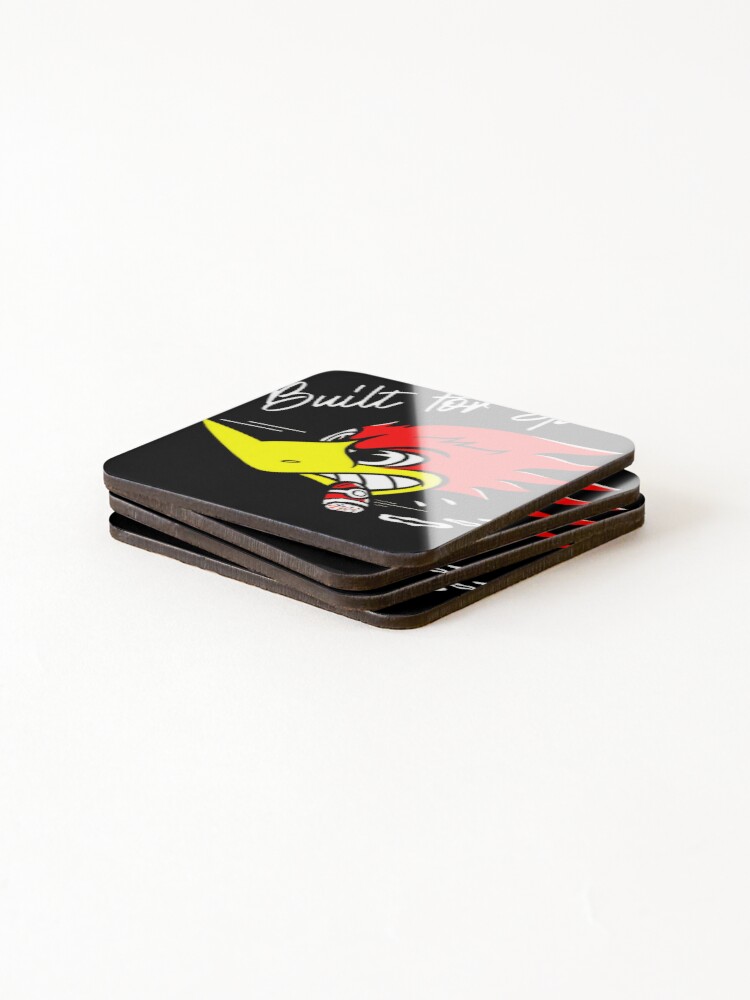 Thumbnail 4 of 5, Coasters (Set of 4), Built For Speed  designed and sold by FrogPaintLab.