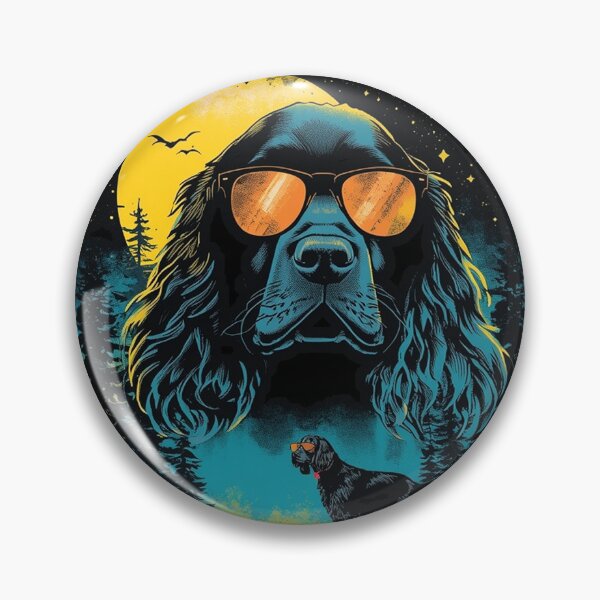 Item preview, English Cocker Spaniel with sunglasses 90s wildlife designed and sold by aponwao.