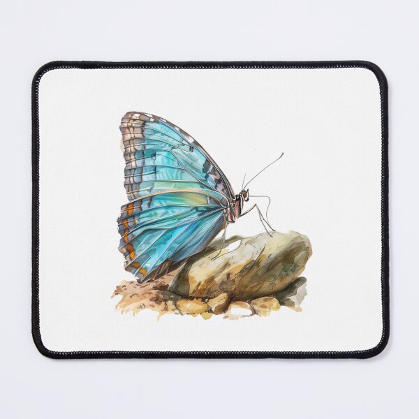 Item preview, Blue Butterfly | Elegant Nature Aesthetic Art designed and sold by Mandayartstudio.