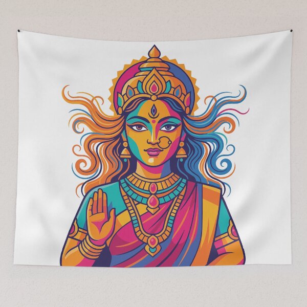 Item preview, Hindu Goddess Durga  designed and sold by Azadi-Tree.
