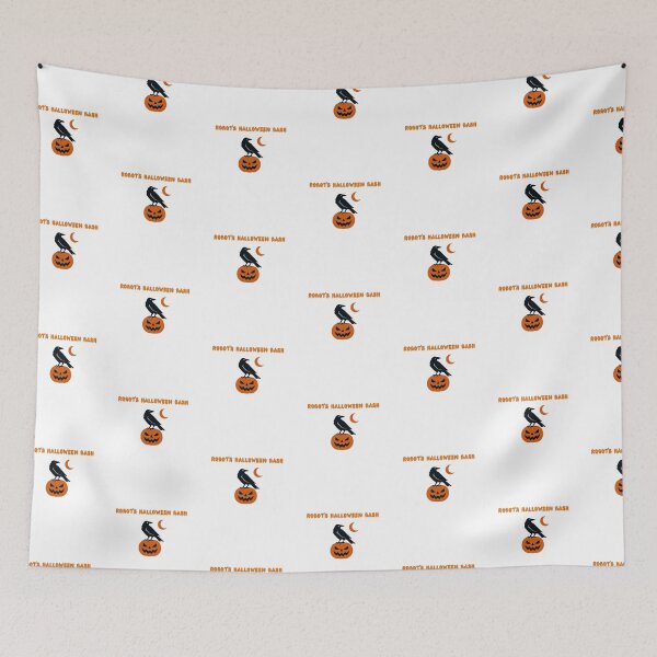 Item preview, Robot's Halloween Bash AI Party Fun Design designed and sold by Dreamsartistry.