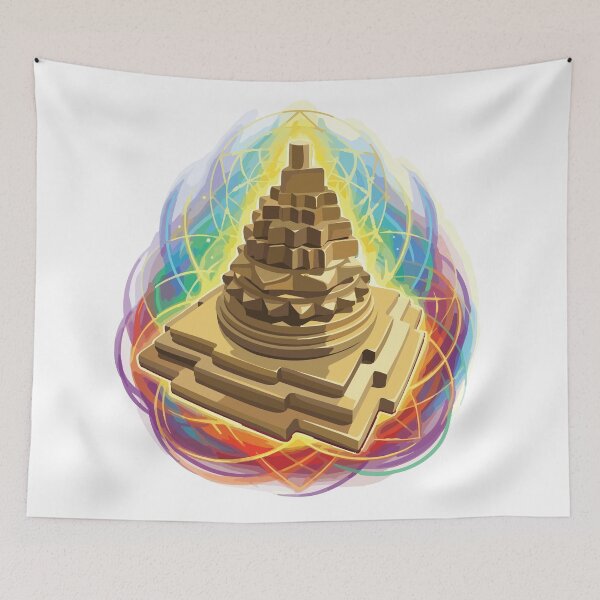 Item preview, Hindu Durga Yantra Rainbow designed and sold by Azadi-Tree.