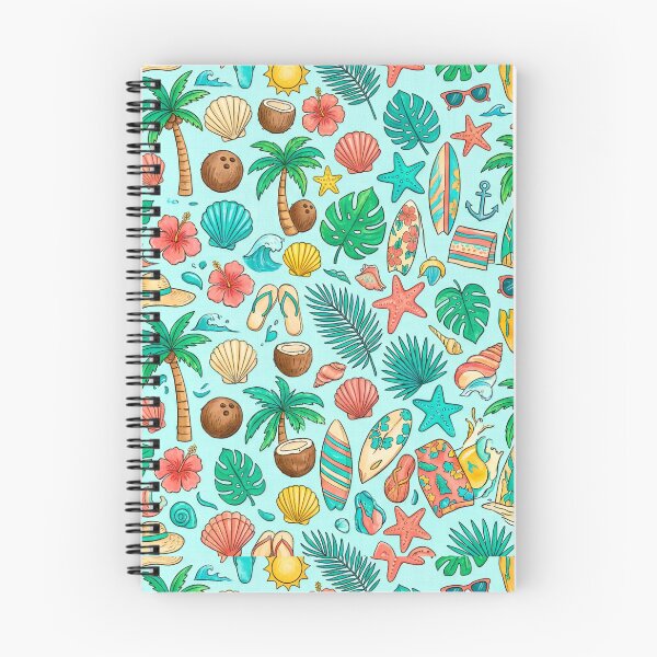 Item preview, Retro Summer Beach Pattern designed and sold by SaltCraft.