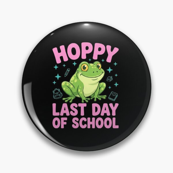 Item preview, Hoppy Last Day of School Cute Frog Teacher Student Design designed and sold by MiALopezArt.