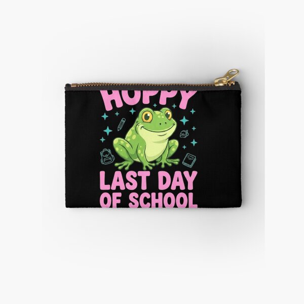 Item preview, Hoppy Last Day of School Cute Frog Teacher Student Design designed and sold by MiALopezArt.