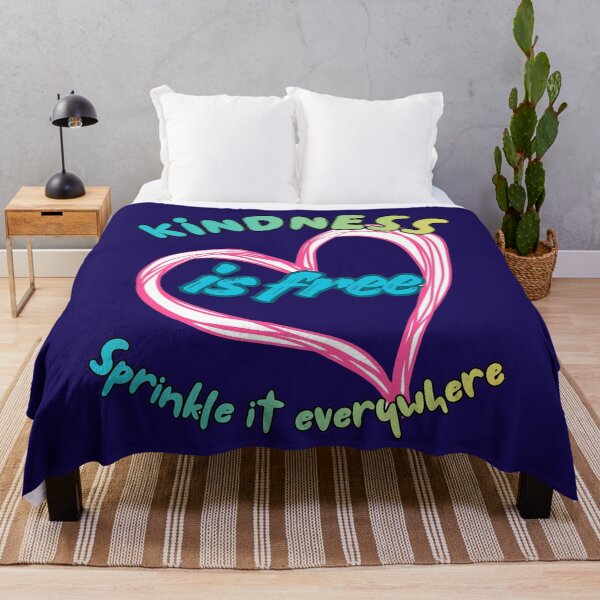Item preview, Kindness Is Free Sprinkle It Everywhere – Cute Positive Quote Typography Art designed and sold by Evelashop.
