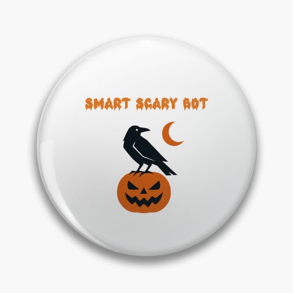 Item preview, Smart Scary Bot AI Robot Halloween Digital Design designed and sold by Dreamsartistry.