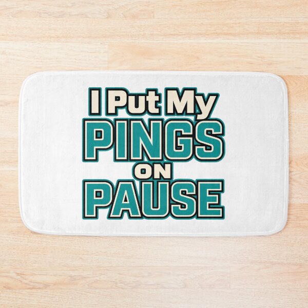 Item preview, I Put My Pings on Pause Notification Lettering designed and sold by Bikivuno.
