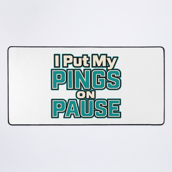 Item preview, I Put My Pings on Pause Notification Lettering designed and sold by Bikivuno.