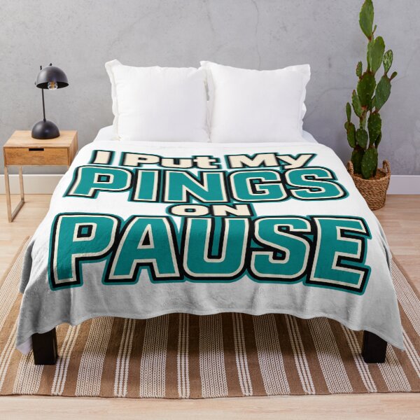 Item preview, I Put My Pings on Pause Notification Lettering designed and sold by Bikivuno.