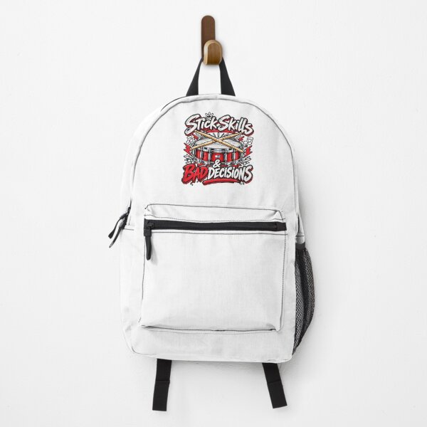 Item preview, Stick Skills & Bad Decisions – Funny Drummer Drumline Design designed and sold by RJACreative.