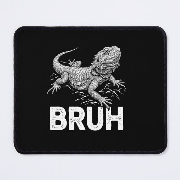 Item preview, Bearded Dragon Bruh Funny Reptile Lover Meme Design designed and sold by Ostericaimusa.