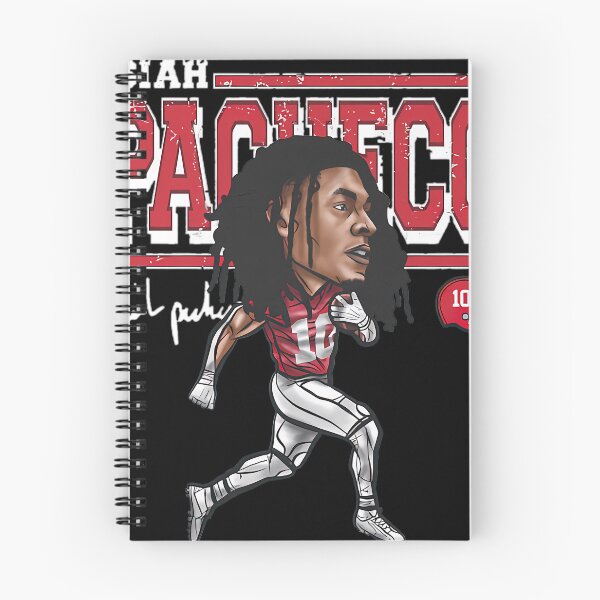 Item preview, Isiah Pacheco Running Back Cartoon Football Player designed and sold by HaletteGagnon.