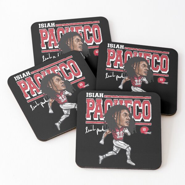 Item preview, Isiah Pacheco Running Back Cartoon Football Player designed and sold by HaletteGagnon.