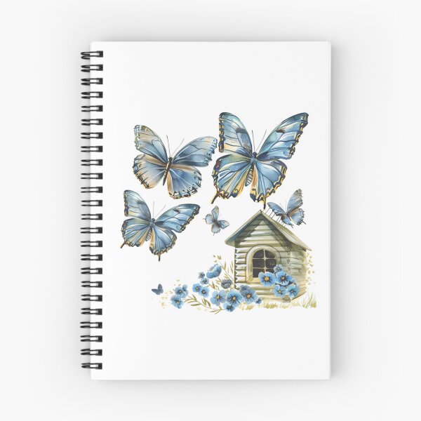 Item preview, Blue Butterfly | Elegant Nature Aesthetic Art designed and sold by Mandayartstudio.