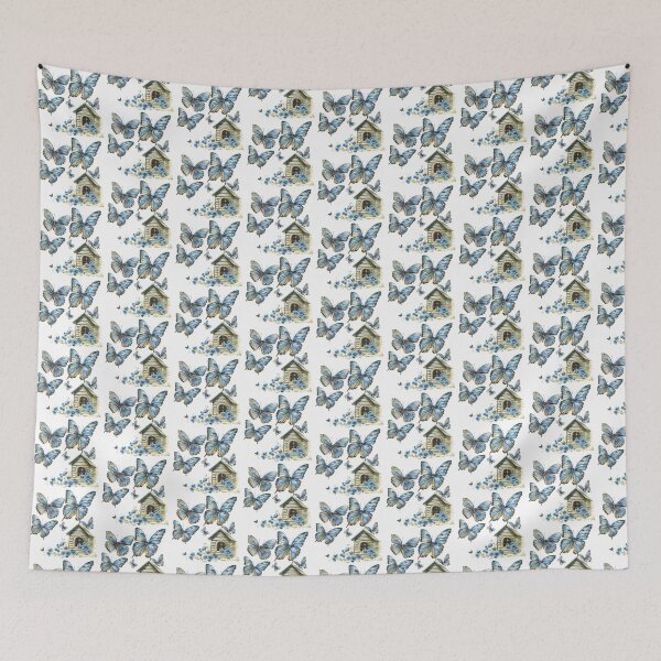 Item preview, Blue Butterfly | Elegant Nature Aesthetic Art designed and sold by Mandayartstudio.