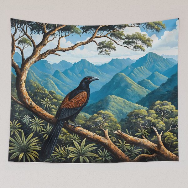 Item preview,  MESSENGER OF FAIR WEATHER | Greater coucal designed and sold by TAMAJAD.
