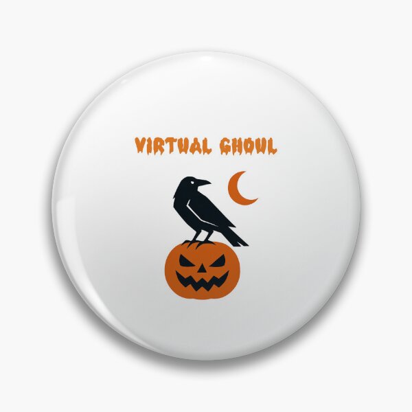 Item preview, Virtual Ghoul Digital Horror AI Halloween Design designed and sold by Dreamsartistry.
