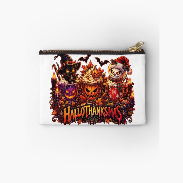 Item preview, Halloween Thanksgiving Christmas Spooky Holiday Crossover designed and sold by QuiteOrbit.