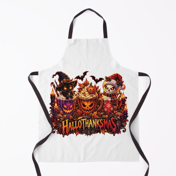 Item preview, Halloween Thanksgiving Christmas Spooky Holiday Crossover designed and sold by QuiteOrbit.