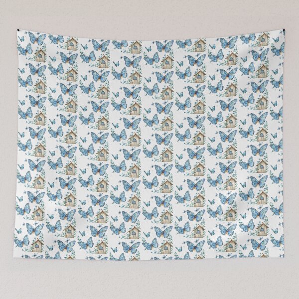 Item preview, Blue Butterfly | Elegant Nature Aesthetic Art designed and sold by Mandayartstudio.