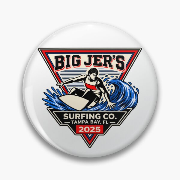 Item preview, Big Jer's Surfing Co. Triangle Logo 2025 - Tampa Bay, FL designed and sold by JBDesigns21.