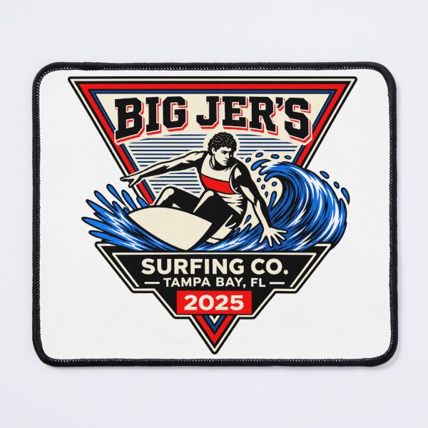 Item preview, Big Jer's Surfing Co. Triangle Logo 2025 - Tampa Bay, FL designed and sold by JBDesigns21.