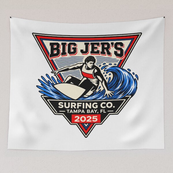 Item preview, Big Jer's Surfing Co. Triangle Logo 2025 - Tampa Bay, FL designed and sold by JBDesigns21.