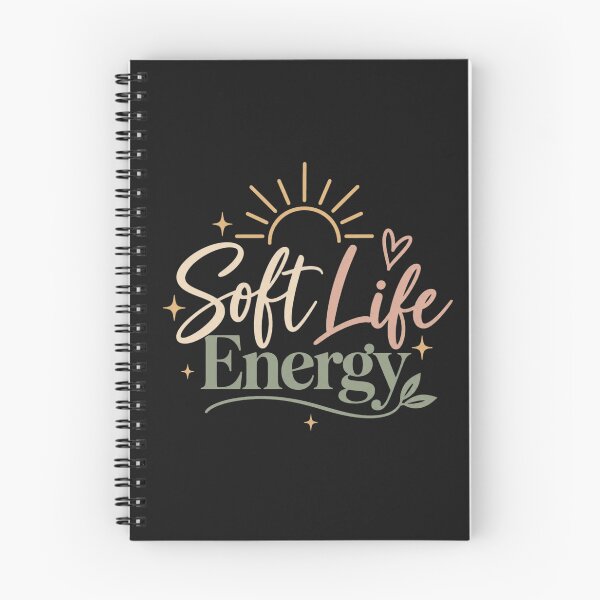 Item preview, Soft Life Energy – Self Care, Wellness & Positive Mindset Quote Design designed and sold by Sanika arts .
