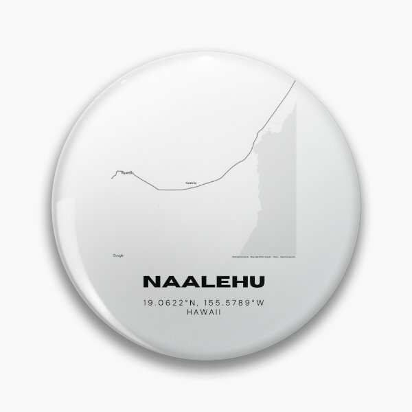 Item preview, Naalehu Hawaii Map | Minimalist Southern Big Island Location Design designed and sold by RM-Journey.
