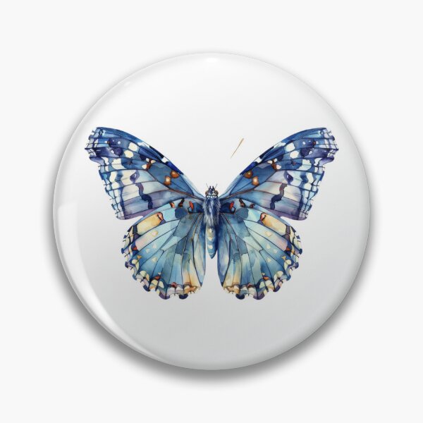 Item preview, Blue Butterfly | Elegant Nature Aesthetic Art designed and sold by Mandayartstudio.