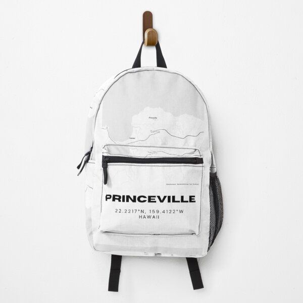 Item preview, Princeville Kauai Map | Minimalist North Shore Hawaii Location Design designed and sold by RM-Journey.