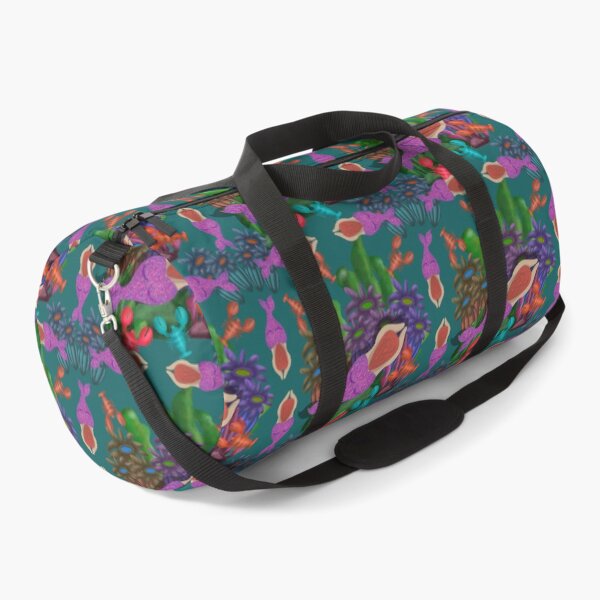 Item preview, Reef Treasures - Mermaid Coral Reef Seamless Pattern Print designed and sold by Clauzierra.