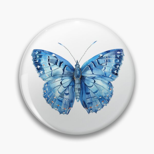 Item preview, Blue Butterfly | Elegant Nature Aesthetic Art designed and sold by Mandayartstudio.