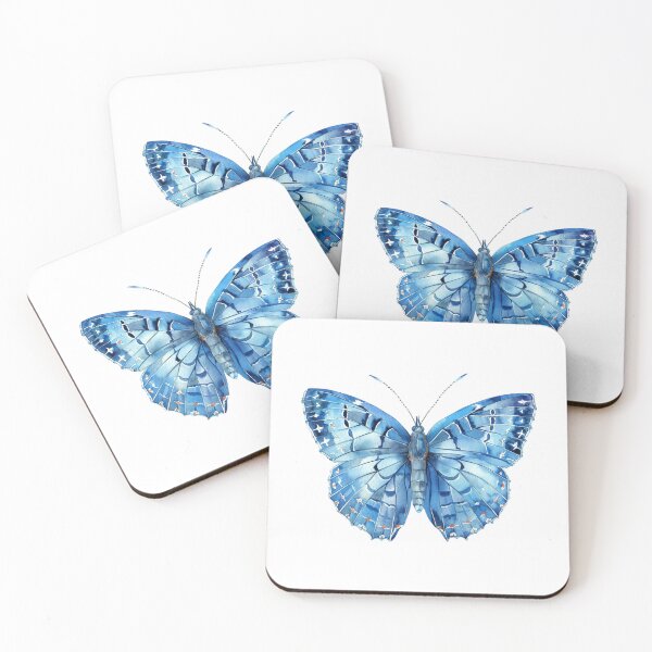 Item preview, Blue Butterfly | Elegant Nature Aesthetic Art designed and sold by Mandayartstudio.