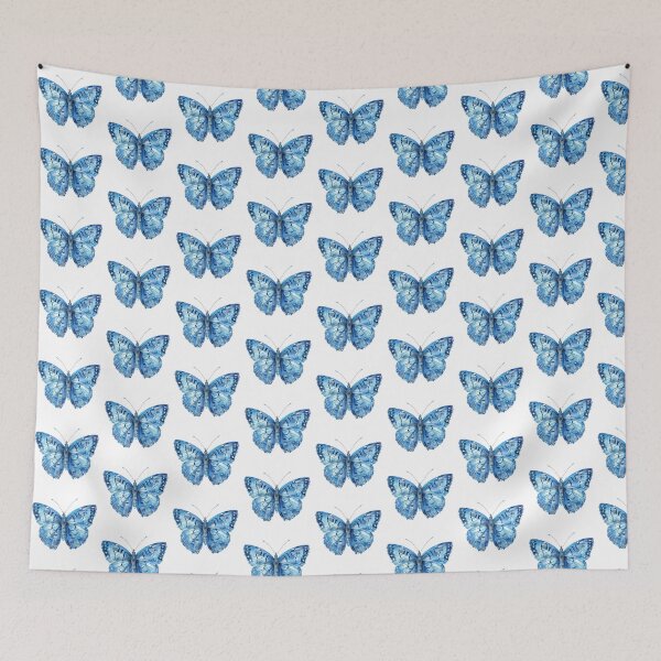Item preview, Blue Butterfly | Elegant Nature Aesthetic Art designed and sold by Mandayartstudio.
