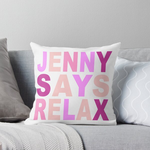 Item preview, Jenny Says Relax Pink designed and sold by Normbot2000.