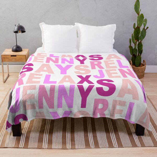 Item preview, Jenny Says Relax Pink designed and sold by Normbot2000.