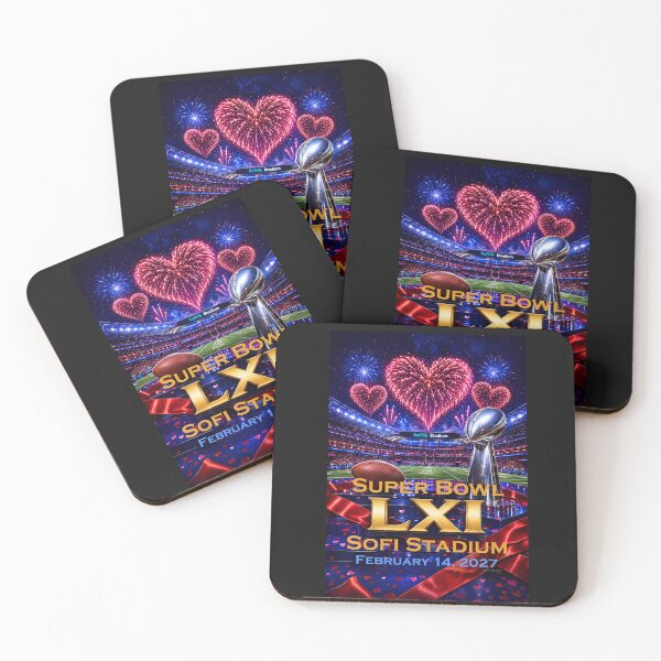 Item preview, Super Bowl LXI - Happy Valentine - Feb.14, 2027 - SoFi Stadium designed and sold by DBM Photo Art 1.