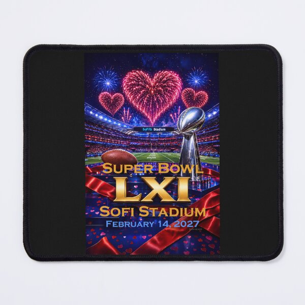 Item preview, Super Bowl LXI - Happy Valentine - Feb.14, 2027 - SoFi Stadium designed and sold by DBM Photo Art 1.