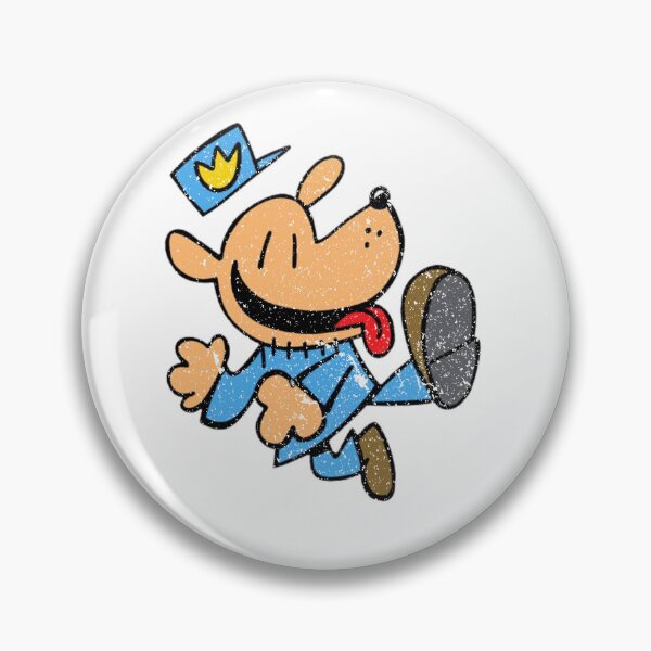 Item preview, Dogman Cartoon Kids Dog Man jumping Classic designed and sold by sherrillmoser.