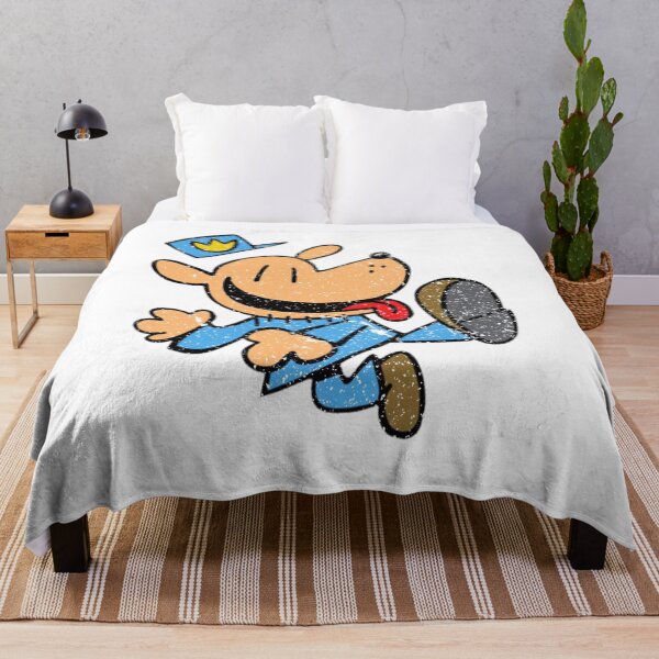 Item preview, Dogman Cartoon Kids Dog Man jumping Classic designed and sold by sherrillmoser.