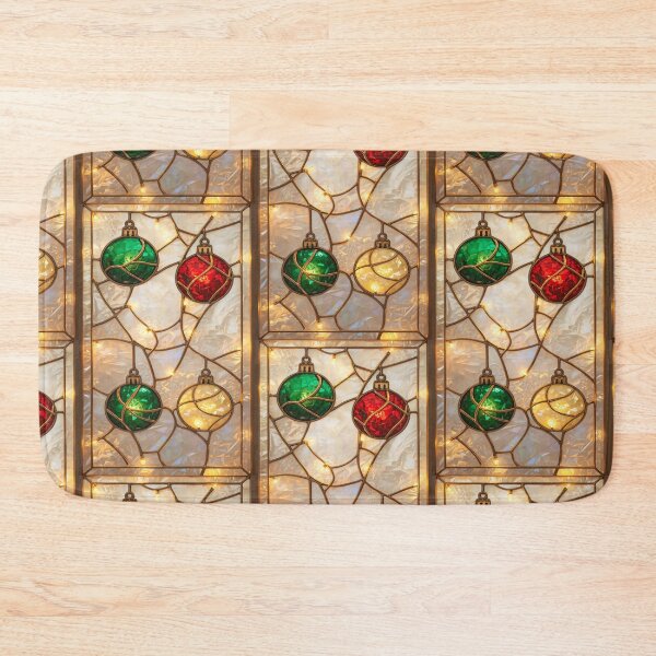Item preview, Christmas Spheres in Stained Glass and Festive Lights designed and sold by BriSher.