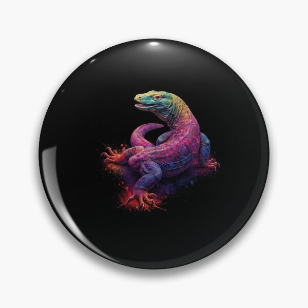 Item preview, Colorful Komodo Dragon Reptile Splash Design designed and sold by Ostericaimusa.